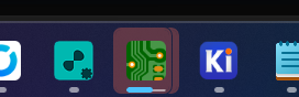 The same Altium taskbar button tinted salmon and carrying the blue progress bar at the same time