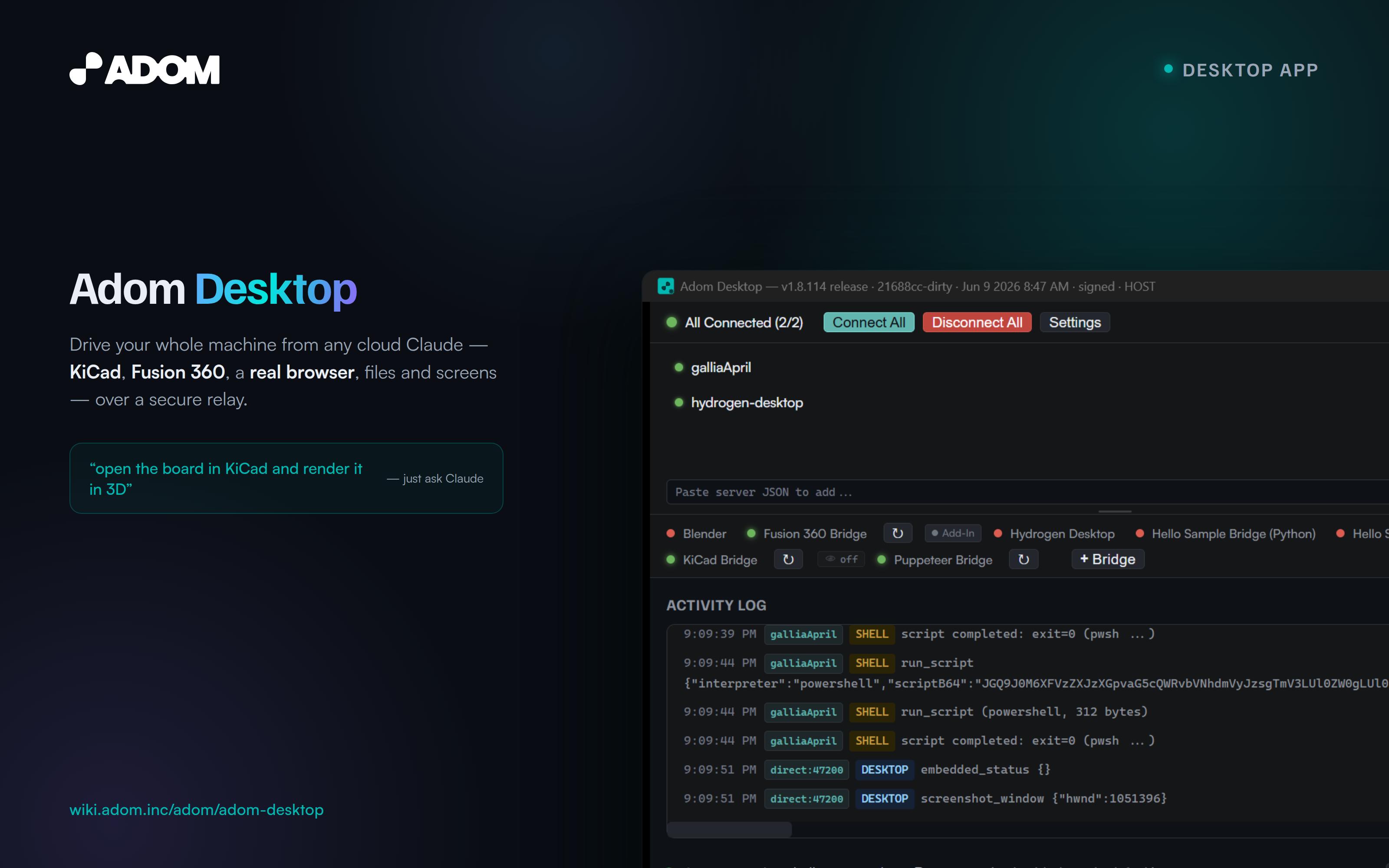 Adom Bridge (macOS)