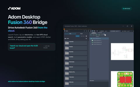 Fusion 360 bridge card