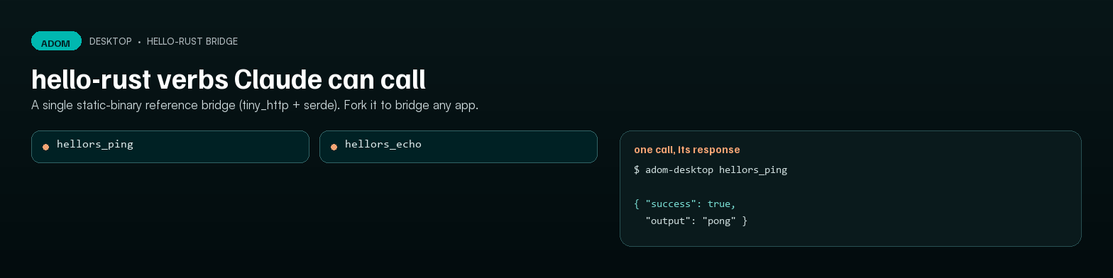 hello-rust verbs Claude can call