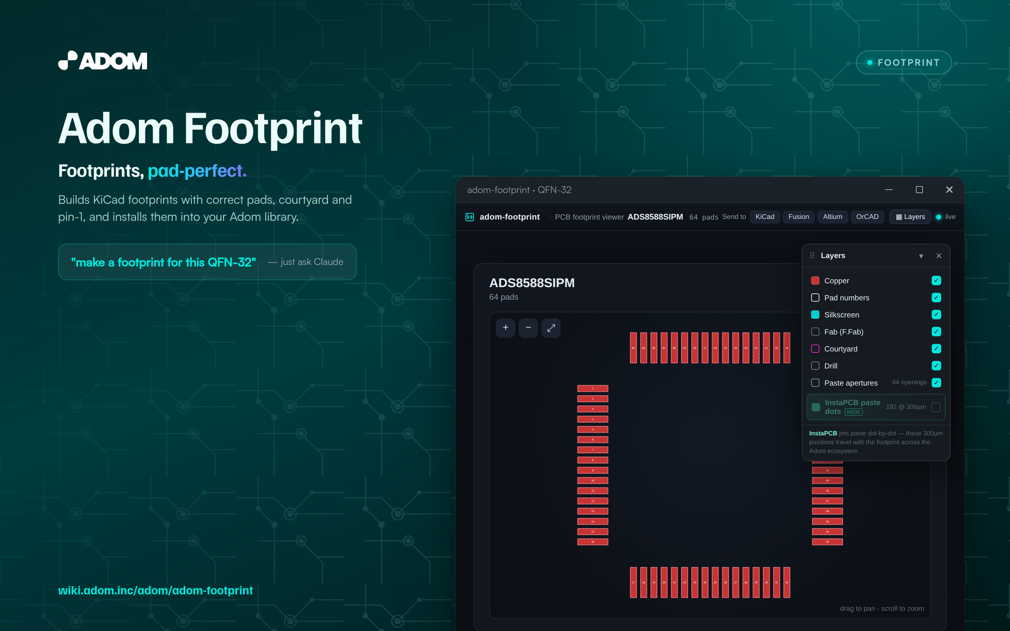 Adom Footprint