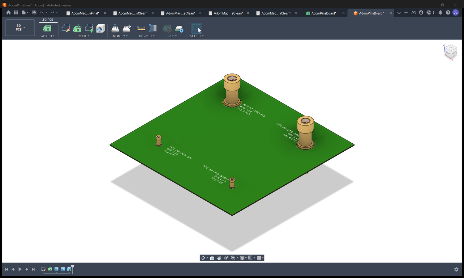 3D with silkscreen