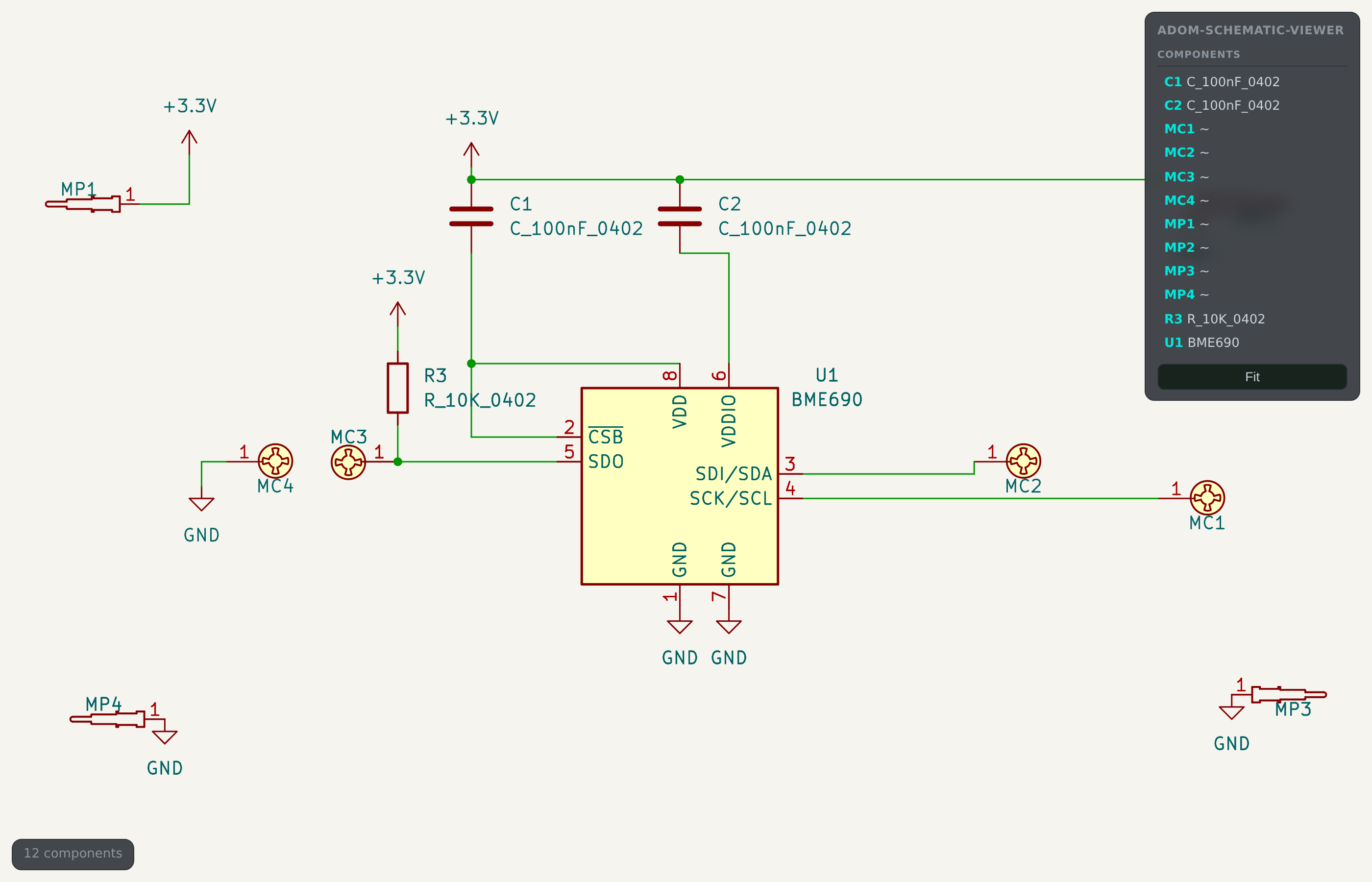 The schematic sheet