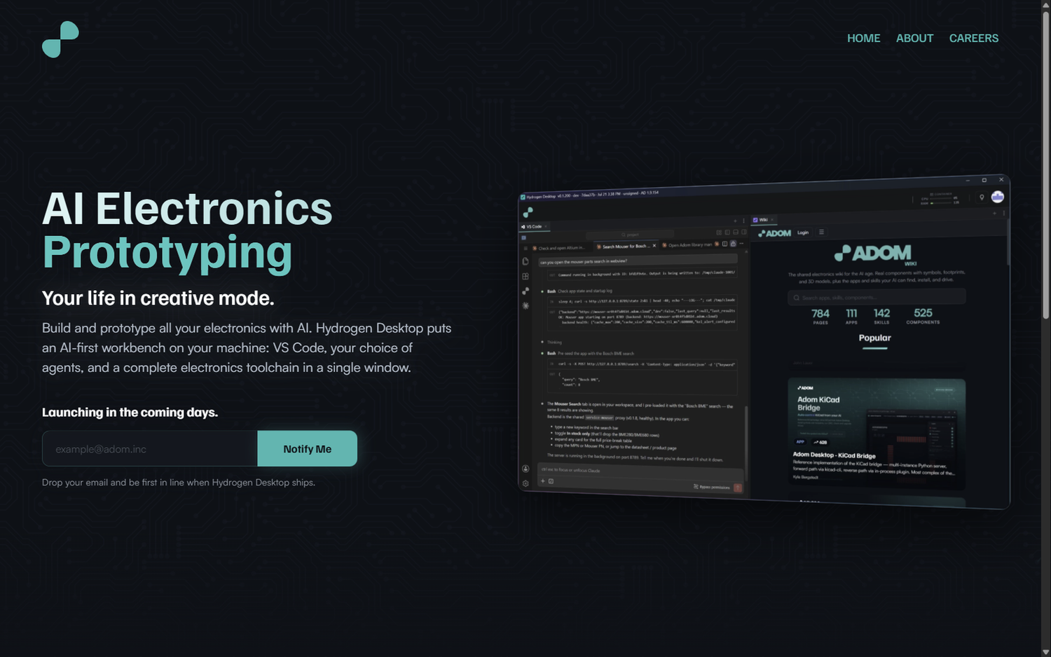 adom.inc homepage