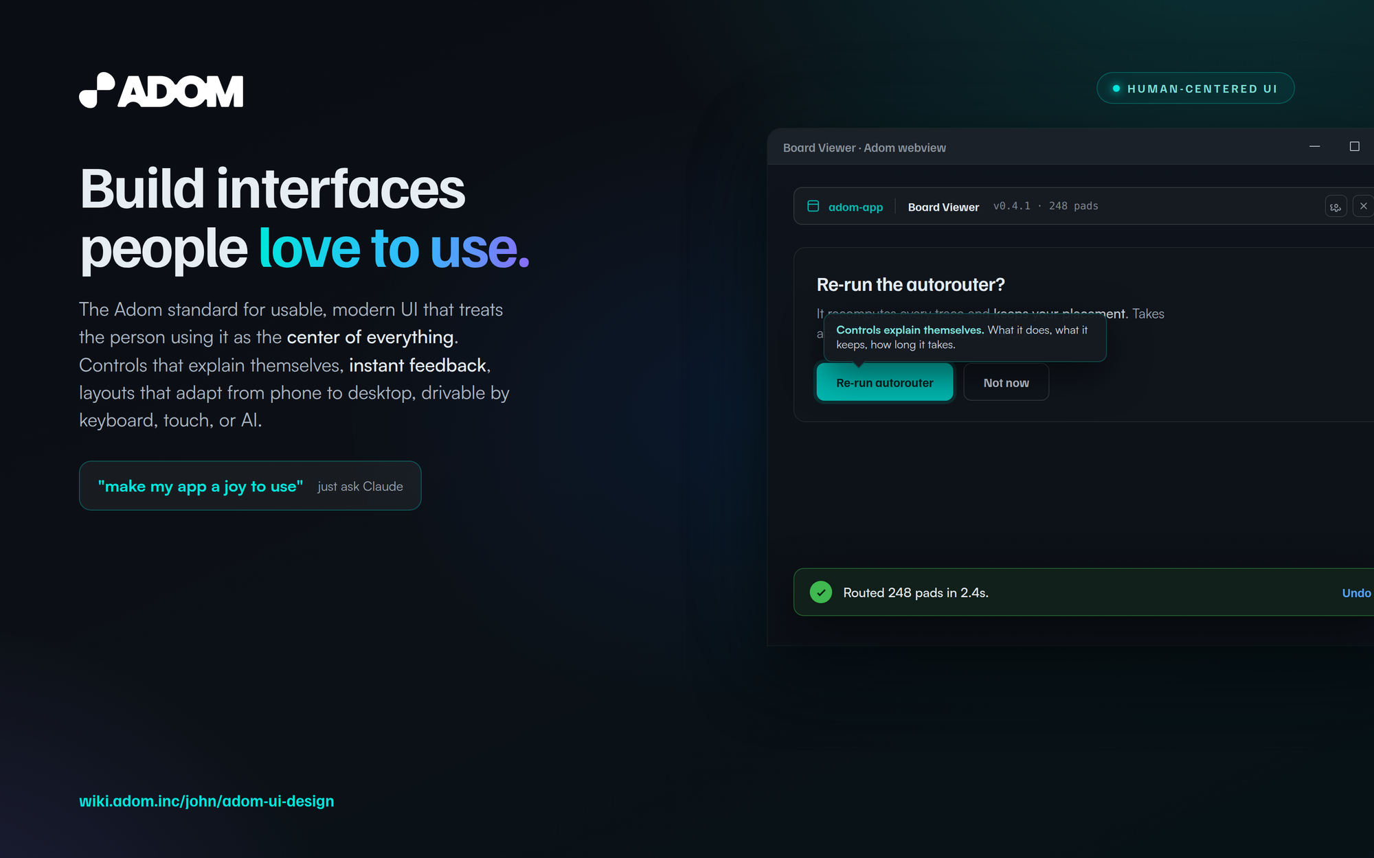 Build interfaces people love to use