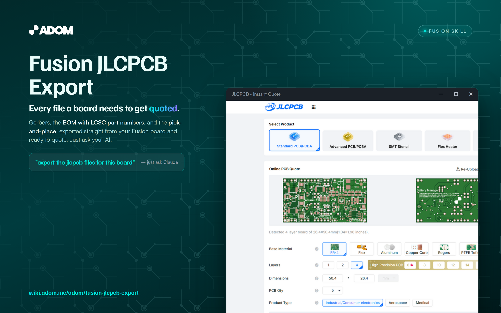 Fusion JLCPCB Export