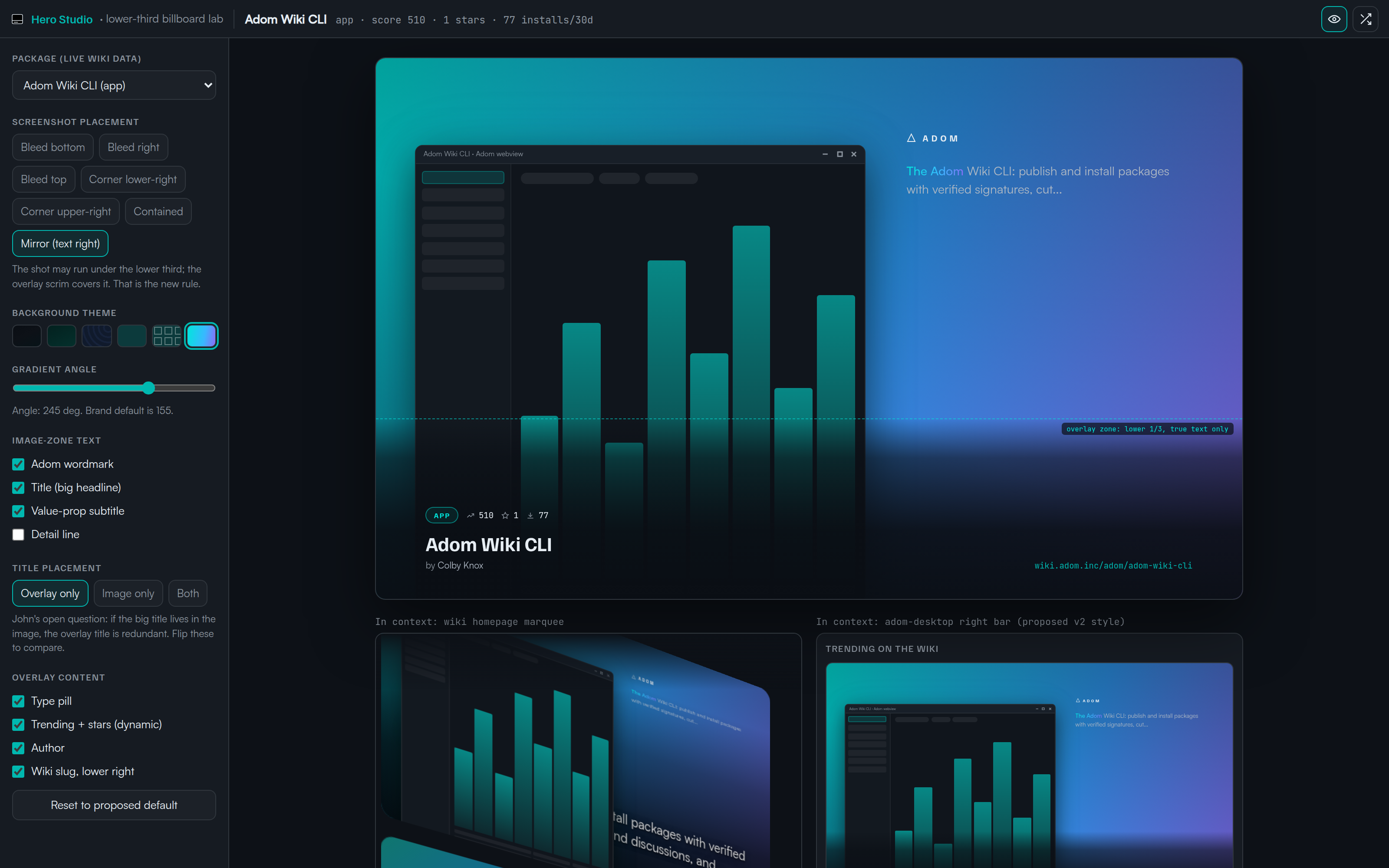 Themes and mirror mode