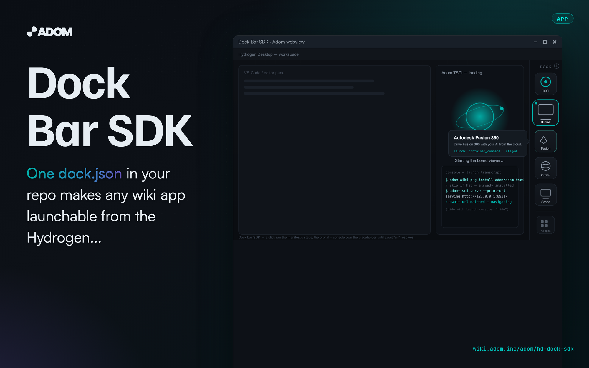 Dock Bar SDK