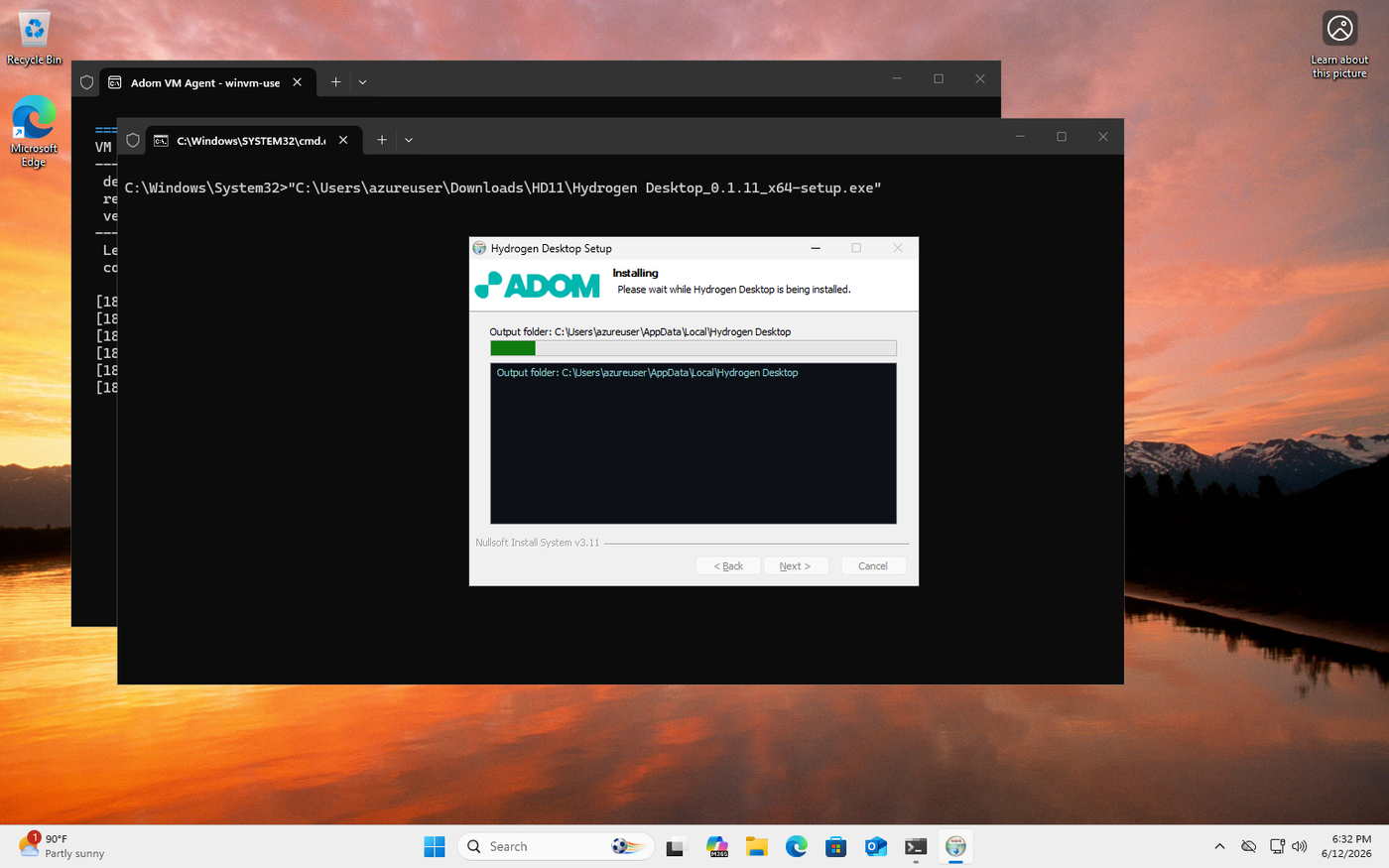 The Hydrogen installer