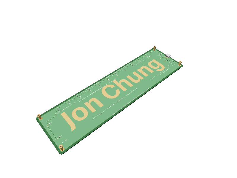 Jon Chung — Adom Molecule LED Nameplate