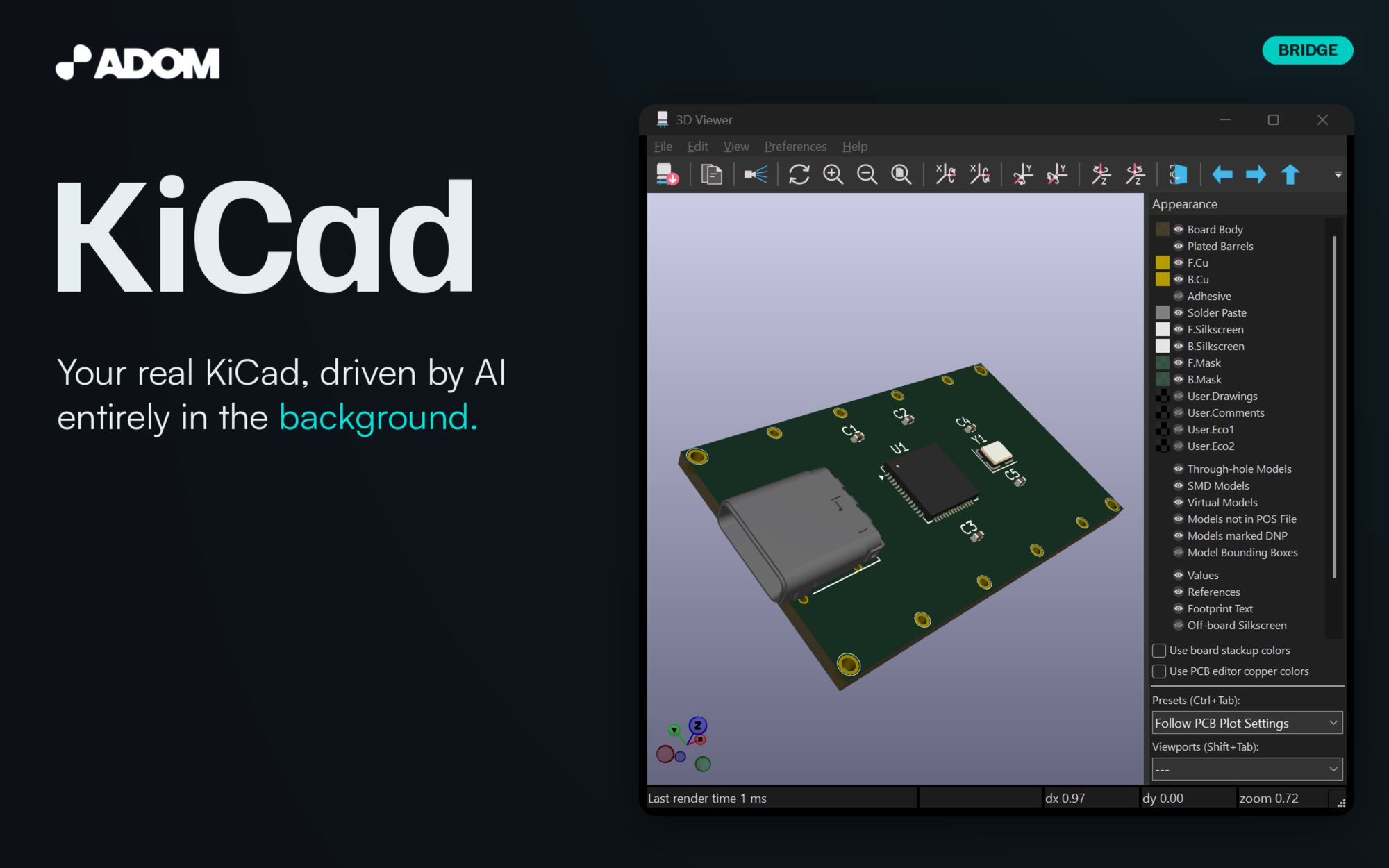 KiCad - the KiCad Bridge