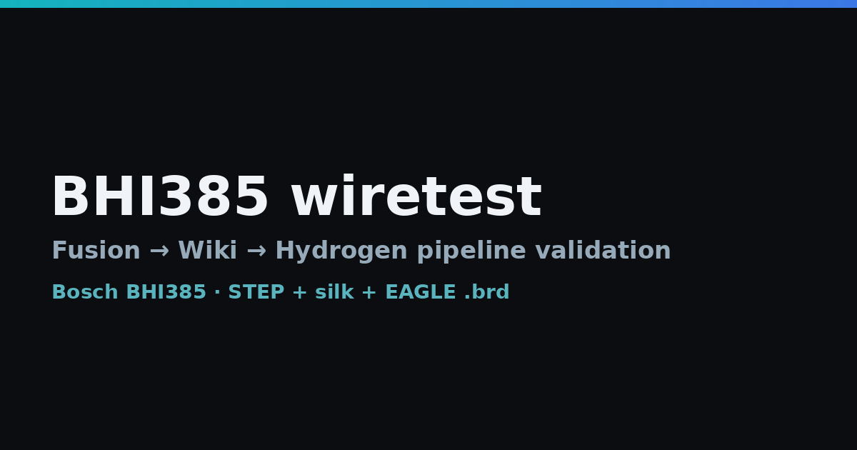 bhi385-wiretest