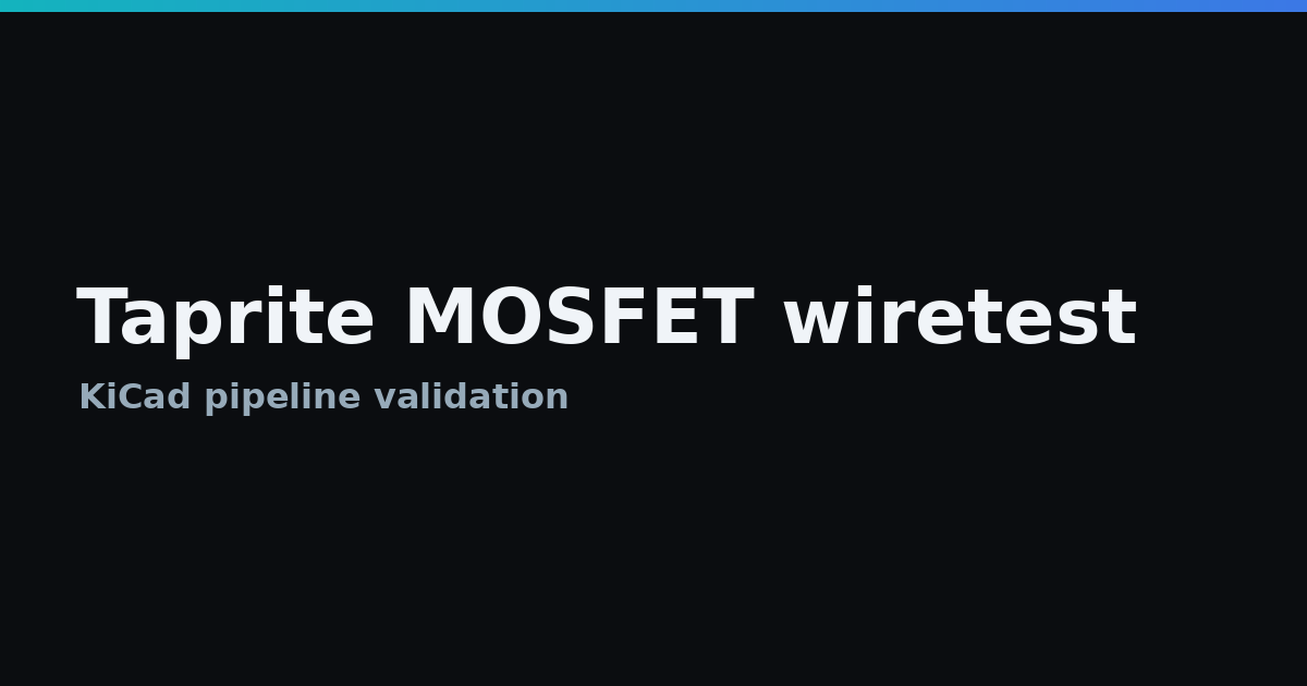 taprite-mosfet-wiretest