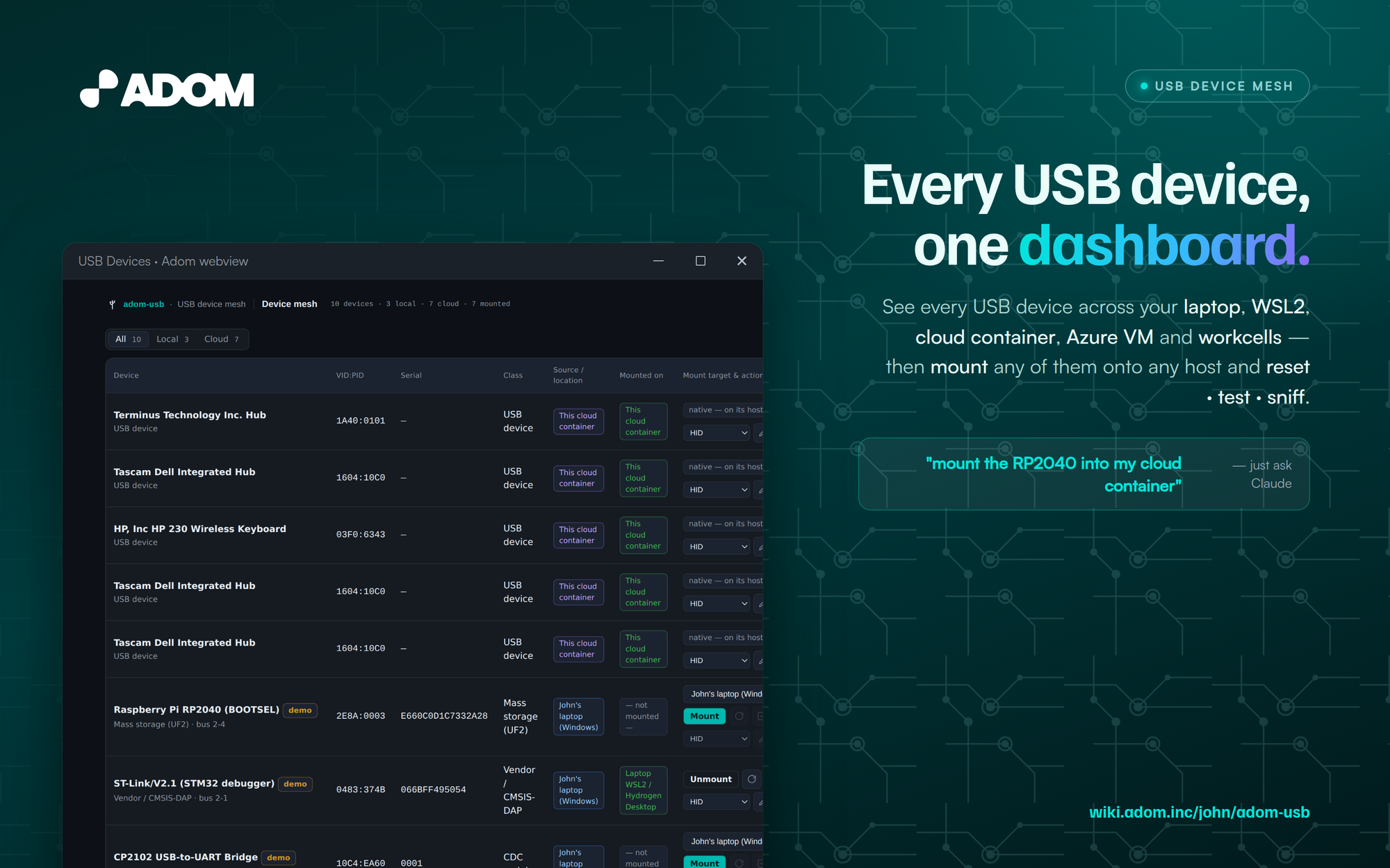 Adom USB