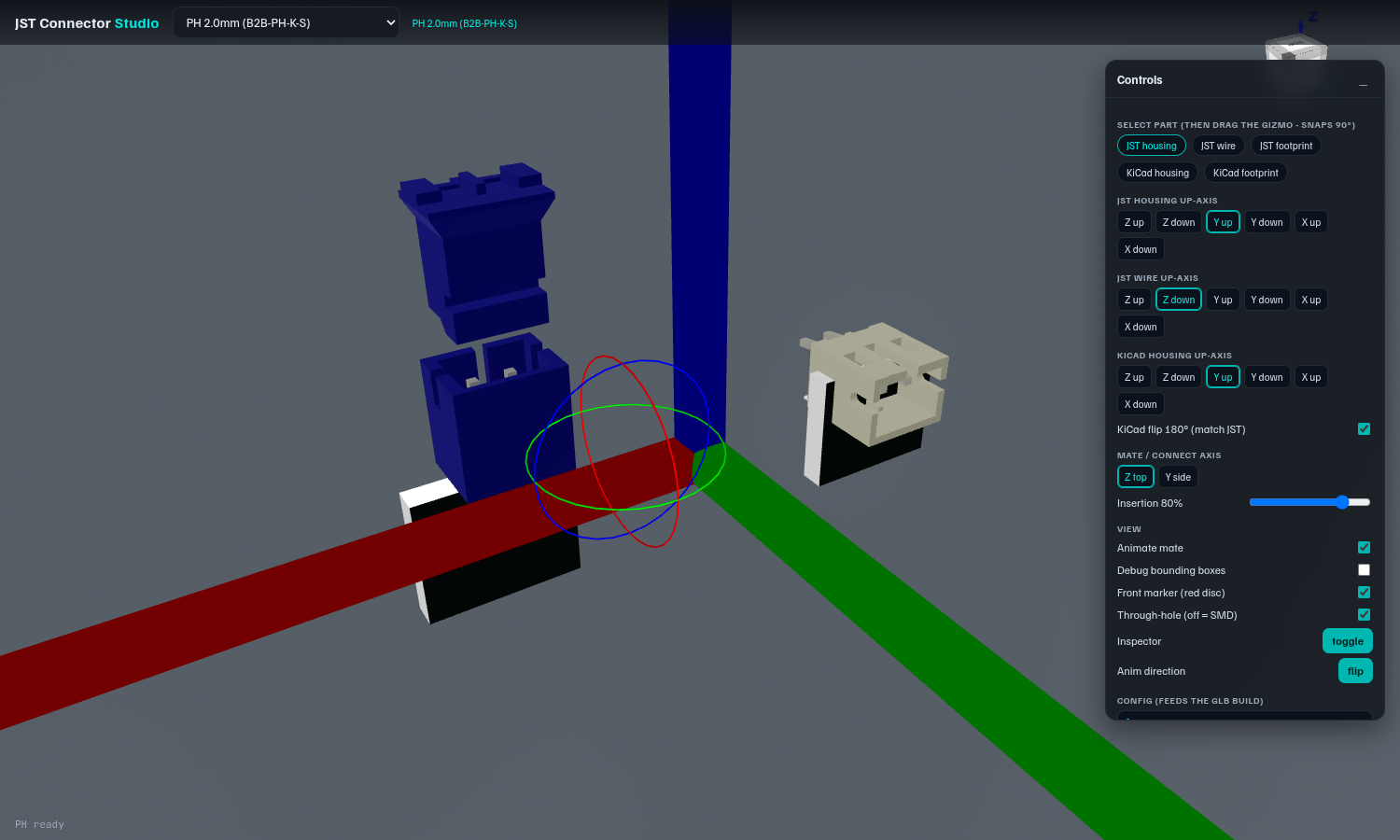 JST Connector Studio - Babylon 9.5 mate editor