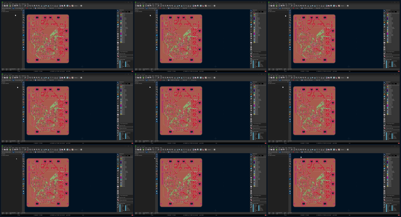 nine frames of current