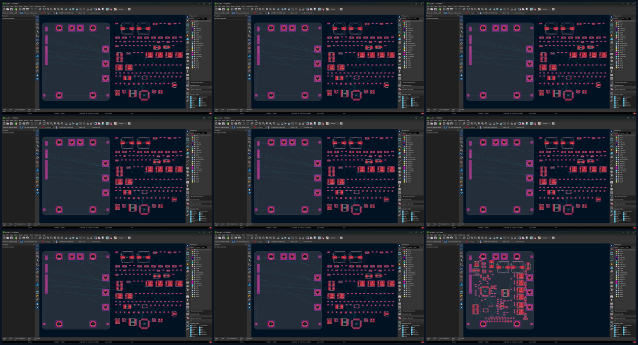 nine frames of placement