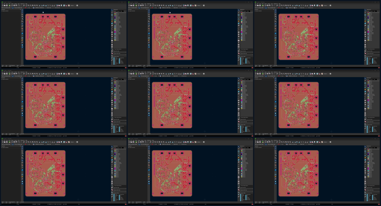 nine frames of thermal