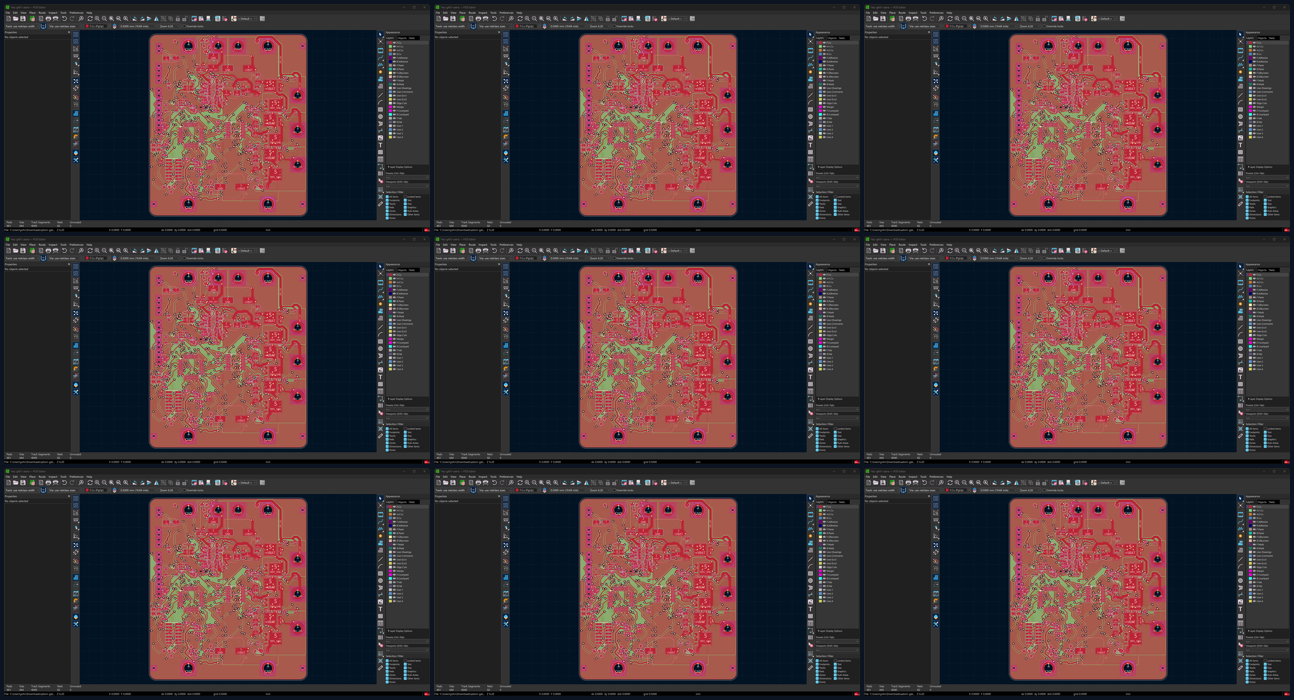 nine frames of current