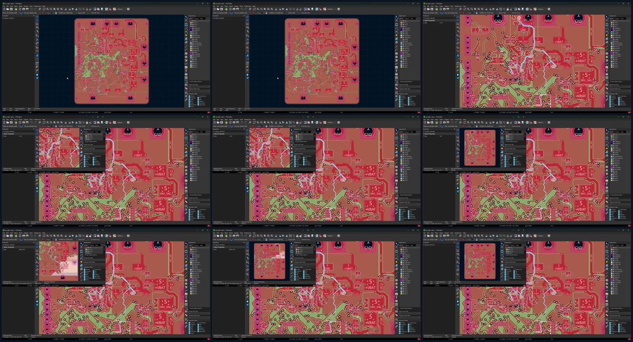 nine frames of nets, visit 2 (rework)