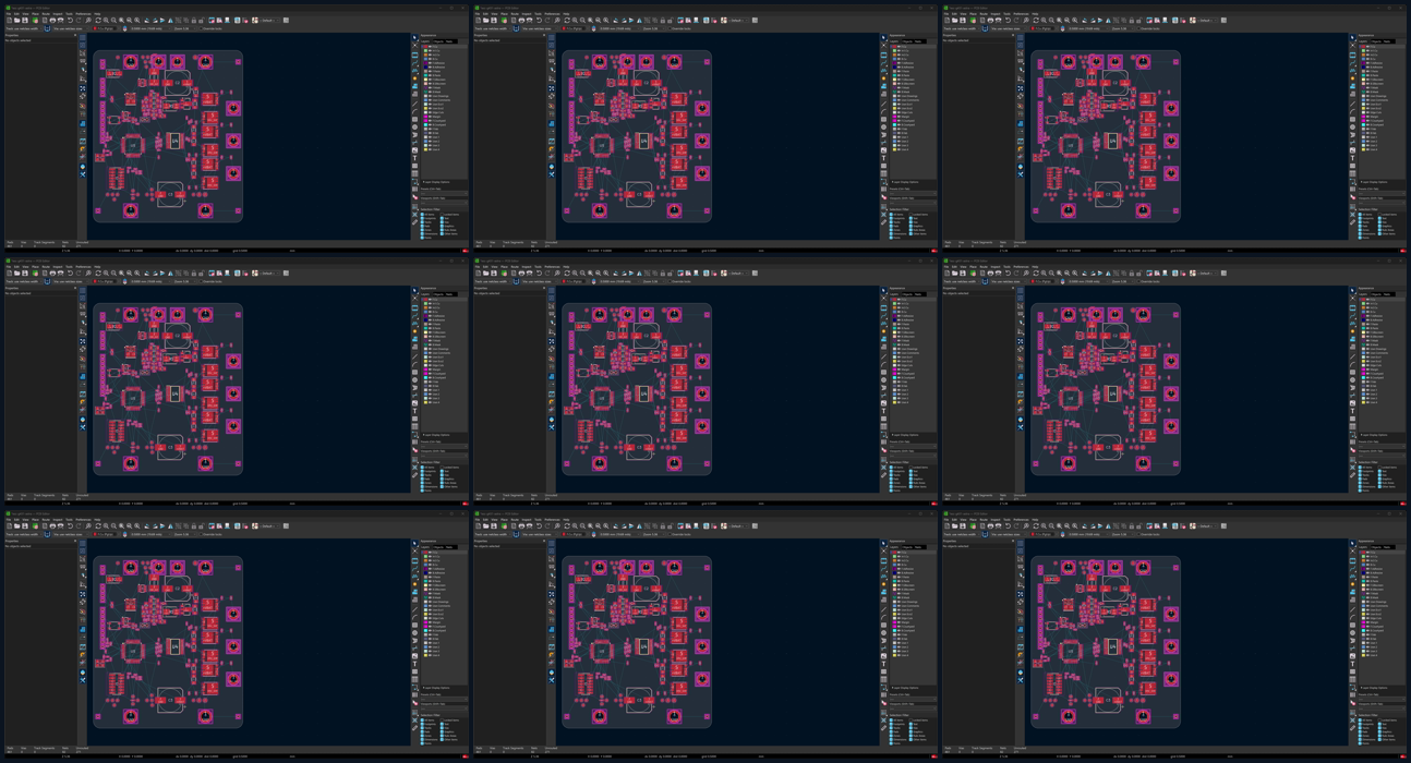 nine frames of placement, visit 3 (rework)