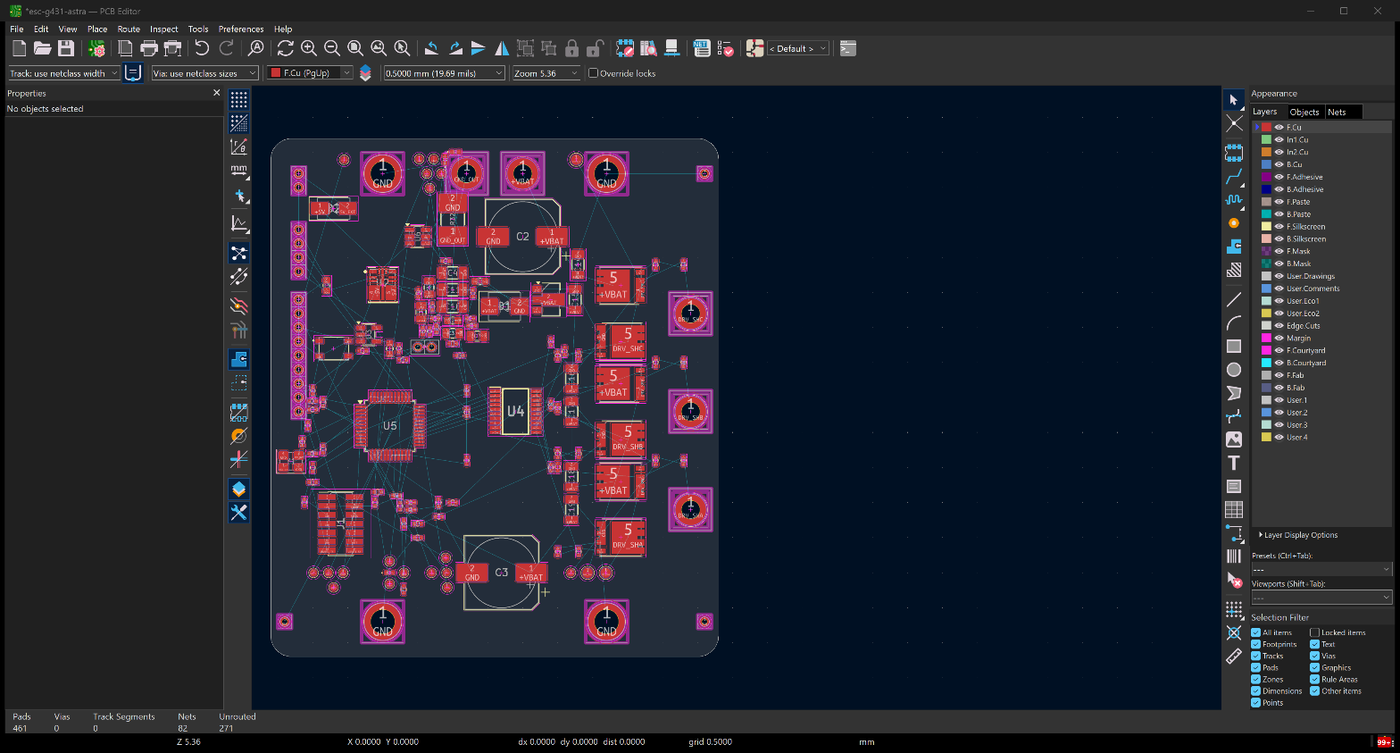 the board when placement, visit 3 (rework) ended