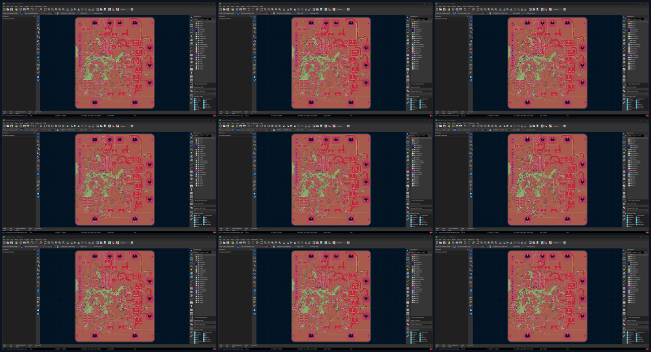 nine frames of thermal