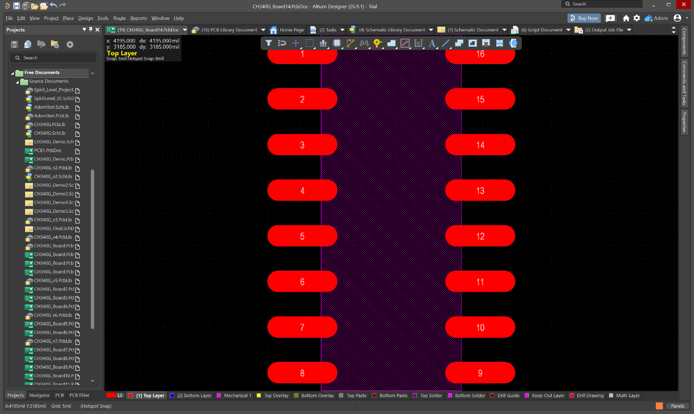 2D board