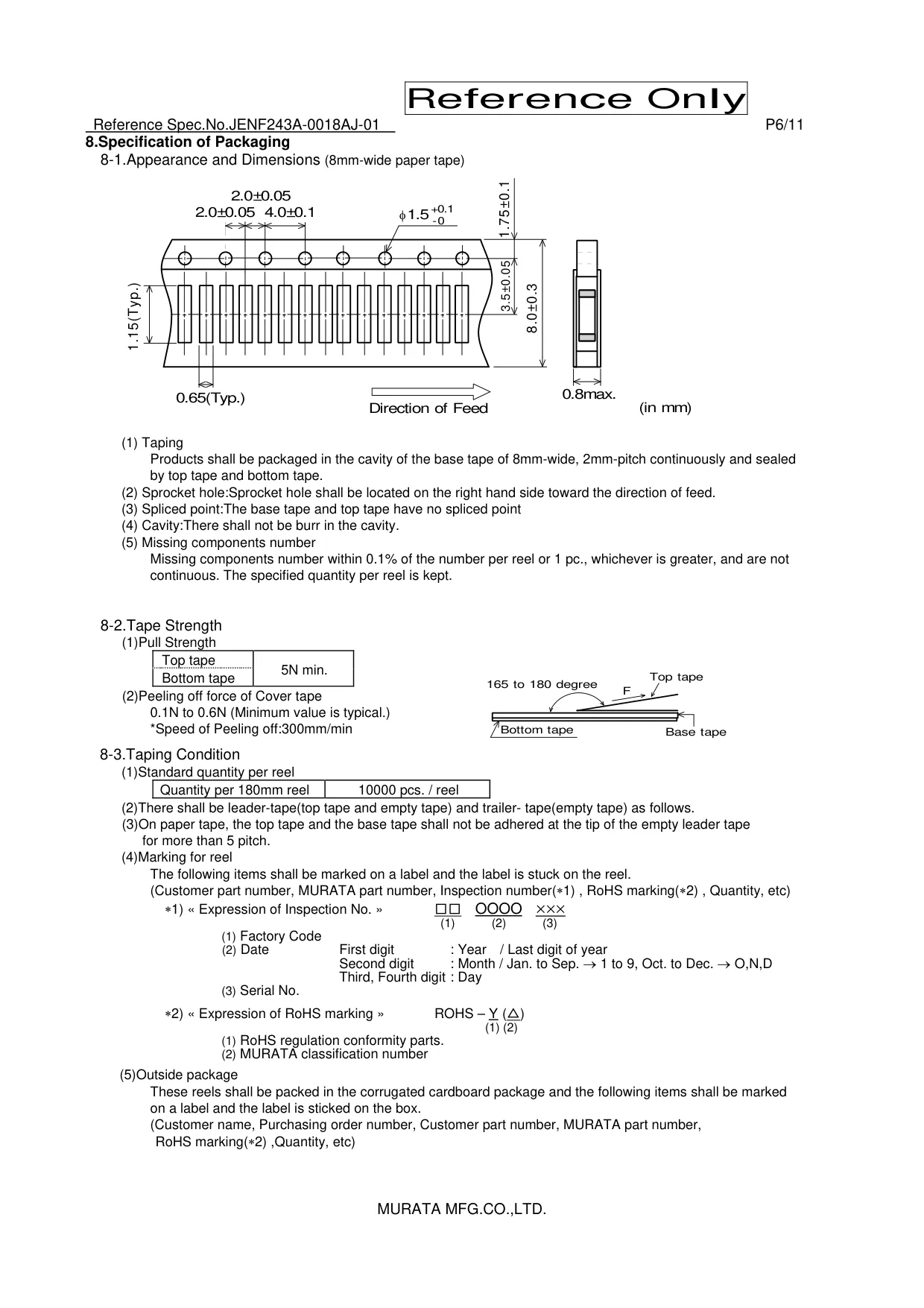 Datasheet page 6 of 11