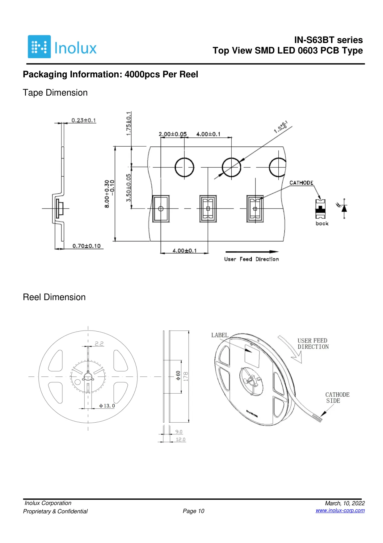 Datasheet page 10 of 15
