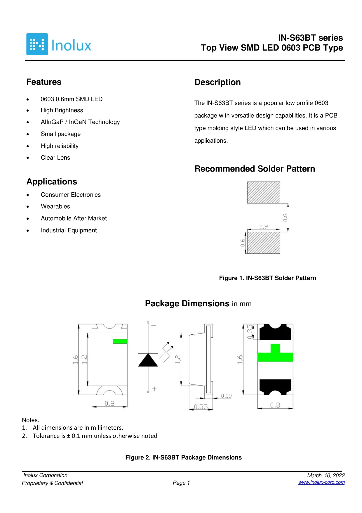 Datasheet page 1 of 15