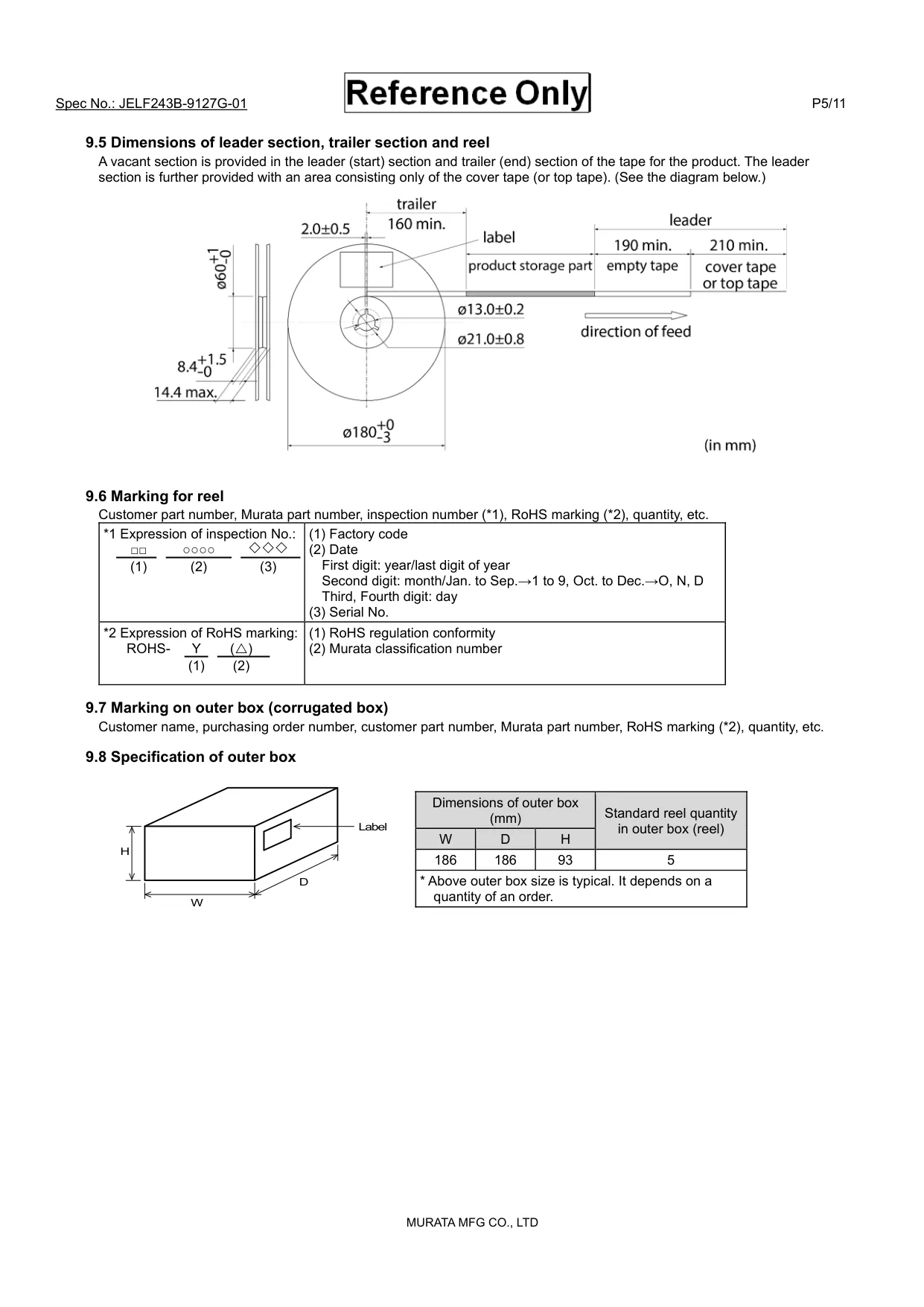 Datasheet page 5 of 11