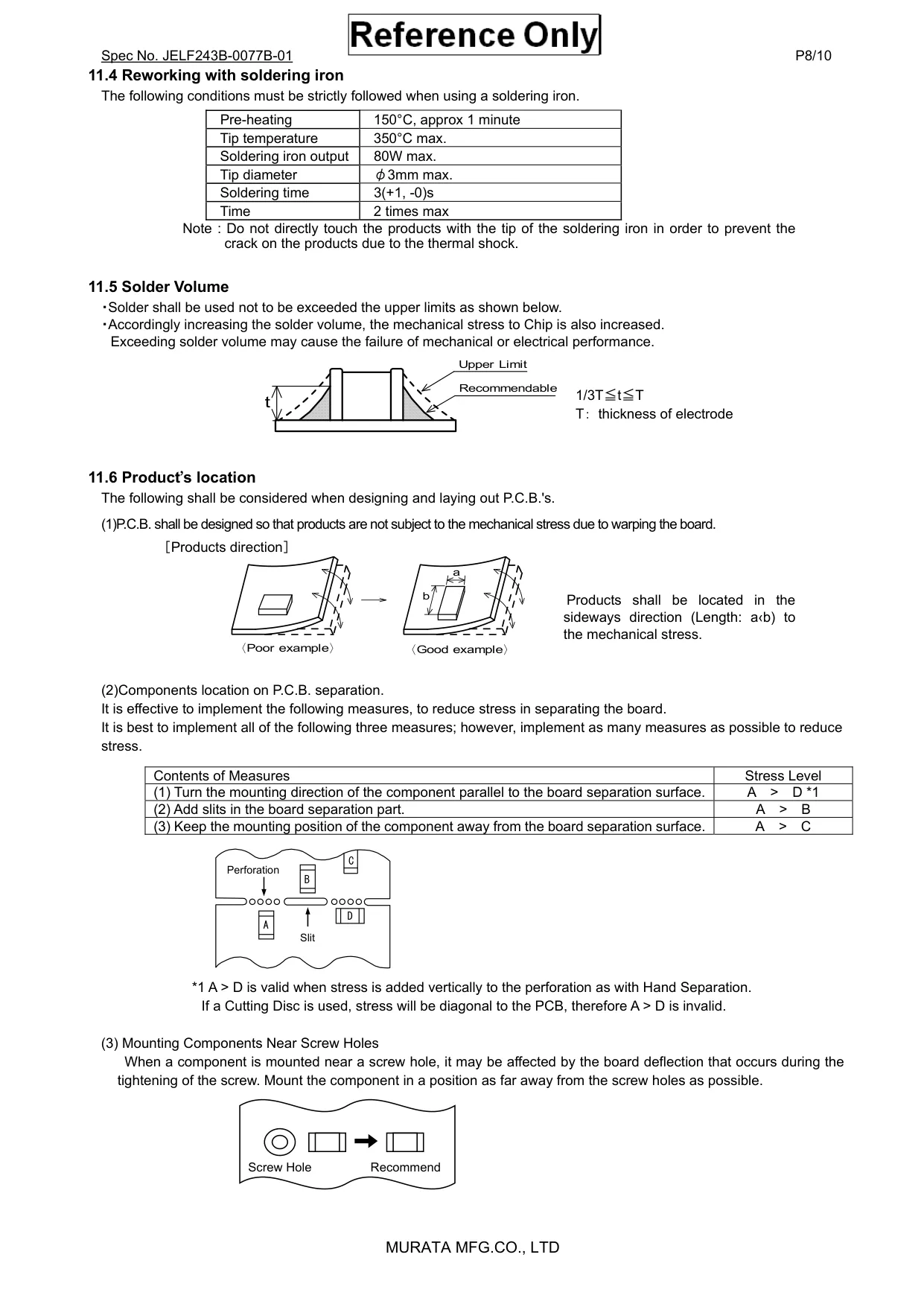 Datasheet page 8 of 10
