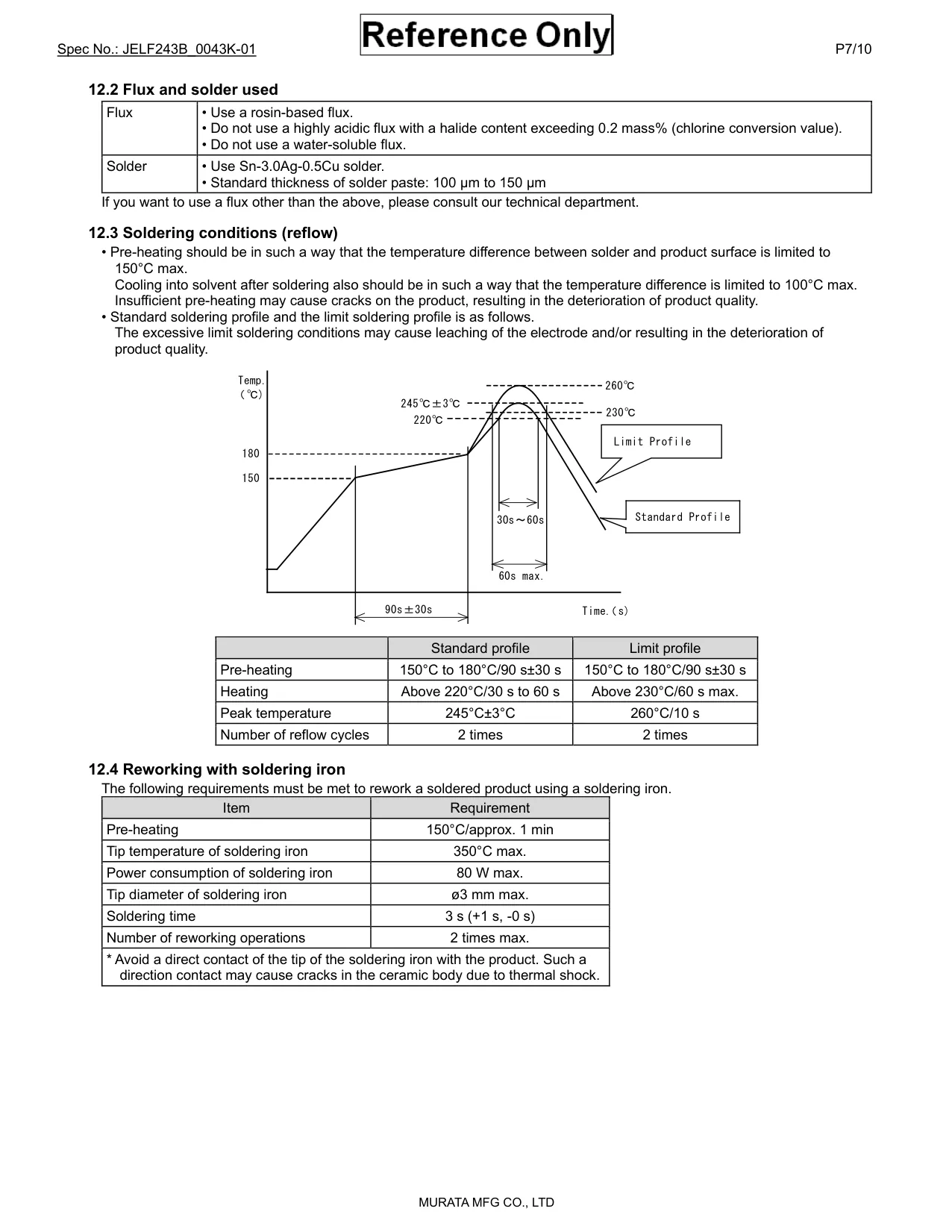 Datasheet page 7 of 10
