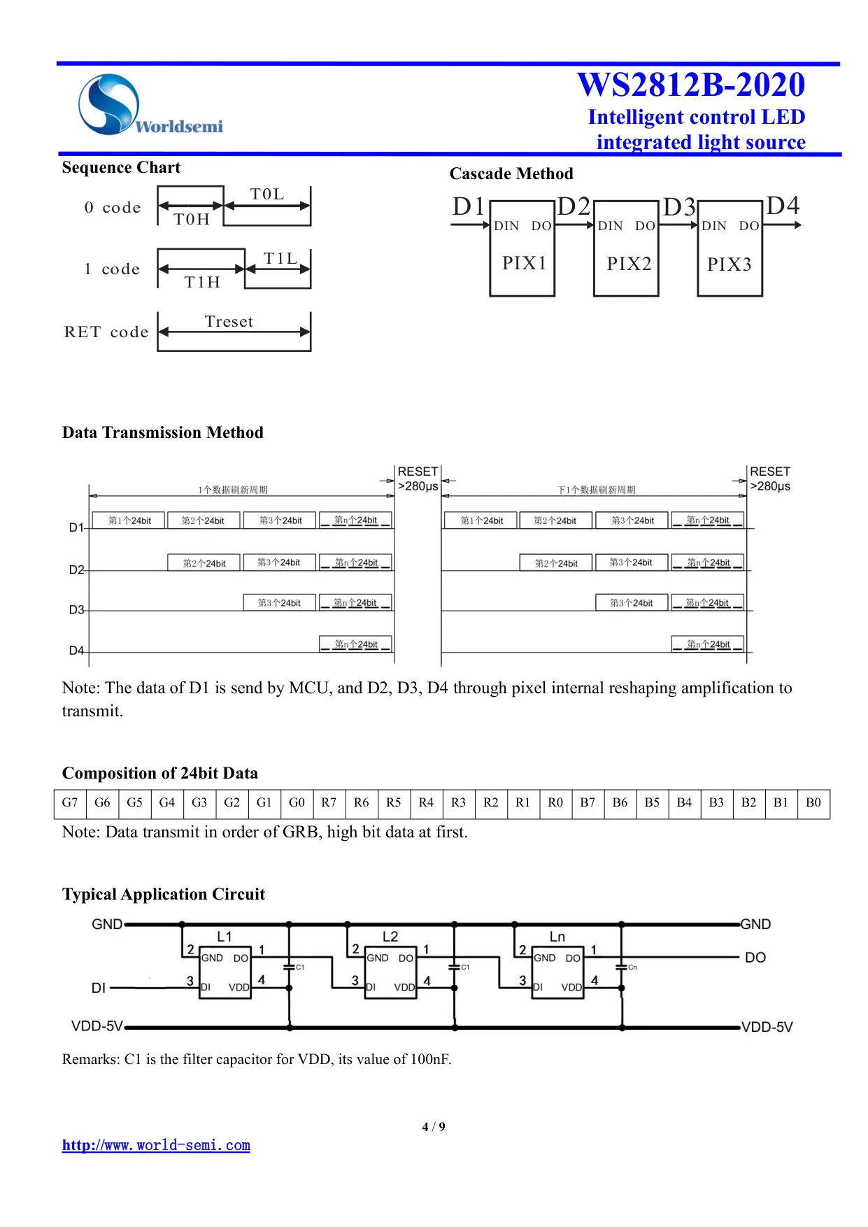 Datasheet page 4 of 9
